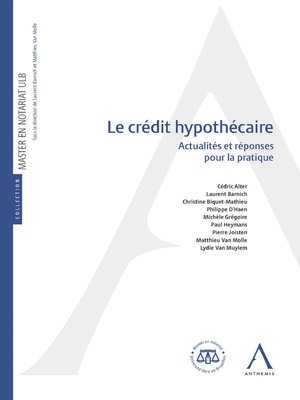 cover image of Le crédit hypothécaire